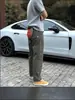 Otoño/Invierno 2026 Pantalones Cargo para Hombre Rectos Versátiles de Moda Holgados Simples Casuales Funcionales para Exteriores Pantalones con Felpa