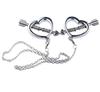 Productos para adultos SM metal diversión pinza para pezón juguetes sexuales pareja hombre y mujer productos sexuales placa superior correctora pinza de resorte para pezón
