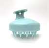 Champú de Silicona Amazon Champú de Paja de Trigo Transfronterizo Masajeador Casero Champú Cuidado del Cabello Peine de Silicona en stock