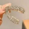 Herramienta fijadora para coleta alta semi-recogida de pelo corto, pinza para el pelo elegante de nueva moda en forma de V para mujer, accesorio para el cabello para la parte posterior de la cabeza