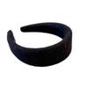 Diadema de lana ancha, elegante y elegante, accesorio para el cabello que combina con todo, color sólido, de alta gama, con tarjeta para el cabello, nuevo estilo para mujeres.