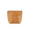 Bolsa Cosmética Publicitária do Fabricante com Logotipo Impresso, Bolsa de Papel Dupont, Personalizada Lavada de Papel Kraft, Armazenamento com Zíper, Estojo de Lápis para Estudantes
