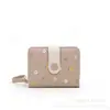 Carteira Feminina Estilo Coreano Nova Transfronteiriça Porta-Cartões Curto para Meninas Porta-Moedas com Zíper para Estudantes Atacado