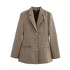 Comércio Exterior Europeu e Americano Roupas Femininas AliExpress INS Estilo Quente Transfronteiriço Versátil Xadrez Manga Longa Blazer Top