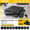 Esterilla de goma para suelo de gimnasio, zona de entrenamiento de fuerza, suelo de fitness resistente a impactos y absorbente de impactos, alfombrilla protectora reductora de ruido para mancuernas y cinta de correr