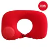 Artefacto para siesta de oficina Portátil Ecológico Engrosado Simple Color Puro Terciopelo Multifuncional Viaje Respaldo Almohada Inflable