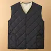 Chaleco de algodón con forro de terciopelo para otoño e invierno, chaleco sin mangas para hombre, prenda ligera para interior y exterior, chaleco con forro de lana de cordero, una pieza al por mayor