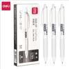 Deli s60 Zhen pluma de gel de presión suave 0.5mm pluma pincel secado rápido punta redonda negro rojo azul estudiantes
