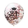 Amazon 70/80/90 Coroa Digital Confete Balões de Látex 16º Aniversário Festa de Aniversário de Adulto Balões de Decoração