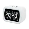 Nuevo Reloj Infantil para el Hogar Creativo Estudiante Dormitorio Despertador Electrónico Escritorio Calendario Perpetuo Fecha Temperatura Reloj Despertador