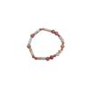 Pulsera Pulsera Elástica Ajustable de Verano Retro Estilo Chino Color Contrastante Jade Lujo Ligero Cristal Piedra de Tigre para Mujeres Otoño e Invierno