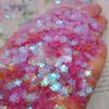 En stock transfronterizo Lentejuelas para Manicura Flor de Cerezo Fantasma Hechas a Mano DIY Relleno de Barro de Cristal Cuenta Decorativa al por Mayor