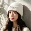 Nuevo Sombrero de Lana Pequeño Fresco Versátil Estilo Coreano Otoño e Invierno Moda Protección para los Oídos Dopamina Cubrecabezas Cálido para Exteriores Sombrero de Punto