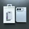 Adequado para iPhone 18 DUO, capa de celular magnética de vidro Corning dobrável, capa de celular de cor sólida fosca para Apple 18 DUO