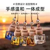 Mini botella ambientador para coche con correa para colgar, botella dispensadora de perfume, botella difusora colgante para interior de coche, botella de vidrio de aromaterapia
