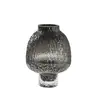 Ornamento de vaso de vidro transparente luxuoso e elegante para sala de estar, adequado para arranjos de flores, flores secas, flores frescas em cultivo hidropônico e decorações florais de mesa.