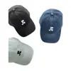 Gorra de Béisbol de Mezclilla Lavada para Mujer con Corona Profunda y Circunferencia de Cabeza Grande, Marca de Moda Callejera, Diseño de Visera Ancha, Estilo Coreano, Hace que la Cara Parezca Más Pequeña
