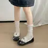 Mocasines Mary Jane con Tacón Oculto y Lazo 2026 Nueva Moda de Verano Suela Suave Versátiles Boca Baja Zapatos de Suela Gruesa