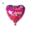 Nuevo Globo de Aluminio de 18 pulgadas para el Día de San Valentín Español Boda Declaración de Amor Diseño de Escena Globo de Helio al por Mayor