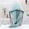 Botón de Osito Gorro para Secar el Cabello Fabricante Venta al por Mayor Absorbente de Agua Secado Rápido Vellón Coral Capa Única Engrosado Gorro de Baño Toalla Envoltura para el Cabello Cabeza Femenino Seco