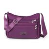 2024 Nova Bolsa Feminina de Tecido Oxford Casual Multicamadas de Ombro Transversal Respirável Grande Capacidade Bolsa Quadrada Pequena Bolsa de Mamãe