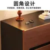 Mesita de noche Wind Usada Apartamento Pequeño Modelo Nuevo Habitación de Alquiler Hogar Dormitorio Estante de Almacenamiento de Mesita de Noche Armario de Mesita de Noche