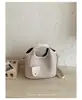 Bolsa de Mão de Alto Valor Feminina Nova Retro Couro com Cera Oleosa Bolsa Saco Estilosa Versátil Ombro Transversal Transfronteiriça