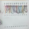 Hilo de Algodón Teñido por Sección Retorcido a Mano con Color Gradiente Cielo Estrellado de Xizang Dorado Cuerda para Colgante Pulsera Collar Tejido a Mano DIY Juguete