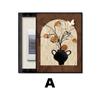 Pintura decorativa de caixa de medidor de estilo médio 2024 nova caixa de distribuição forte e fraca caixa de interruptor blindagem pintura vertical não perfurada