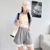 Shorts de Renda Vintage Estilo Coreano Verão Feminino Doce Cintura Alta Linha A Tamanho Pequeno Casual Saia Curta de Renda