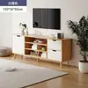 Mueble de TV para apartamentos pequeños, mueble de almacenamiento, mueble de pared moderno minimalista para el hogar, mueble de TV retráctil nórdico, mueble de suelo