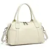 Bolso de mano de cuero genuino de lujo para mujer, nuevo bolso de moda 2026 de piel de vaca de capa superior para mujer, bolso tipo almohada versátil vintage