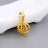 Accesorios de Perlas DIY Colgante de Corona Dorada Chapado en Cobre 18K Colgante Vacío Collar Personalizado para Mujer Accesorios de Colgante de Perlas