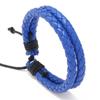 Comercio exterior exportación joyería joyería pequeña al por mayor pulsera de piel de vaca tejida pulsera de cuero vintage cuerda de mano para hombres y mujeres