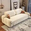 Sofá cama de alta gama para estudio y oficina, doble propósito para sala de estar, multifuncional para apartamentos pequeños, plegable en estilo crema