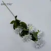 Flor Artificial de 5 Cabeças Deslumbrante Decoração de Casa Ornamento Artificial Arranjo Floral para Corredor de Casamento Vermelho Rosa Banquete de Noivado