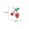 Guanzhiniu joyería de perforación de titanio ASTM F-136 cereza aretes labio clavo nariz clavo pantalla para la oreja clavo para cartílago suave suministro directo de fábrica