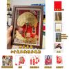 Ocho Direcciones de la Riqueza Moneda de 50 Centavos Árbol de Dinero Árbol de la Fortuna Hecho a Mano Kit de Materiales para Marco de Fotos DIY Regalo de Apertura