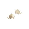 Preservação da cor 14K Cobre Ouro Real Edição Cartoon Urso Elefantinho Cavalo de Troia Boneco de Neve Pingente Feito à Mão DIY Pingente de Pulseira