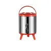 Balde Térmico de Aço Inoxidável Balde para Milk Tea Balde para Café Suco Leite de Soja Comercial 10L12L Grande Capacidade Especial para Bebidas Milk Tea
