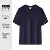 Camisetas de Algodón y Spandex Más Vendidas para Hombre, Ropa de Trabajo para Mujer de Cuello Redondo y Manga Corta, Camisas Publicitarias Corporativas, Impresión Personalizada