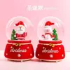 Popular Bola de Cristal de Santa Claus Caricatura Caja de Música Decoración de Escritorio Adorno Regalo de Cumpleaños Venta Directa de Fábrica Transfronterizo