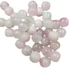Flor de Melocotón Jade Tipo Antiguo Cuentas Jade Cuentas Sueltas Rosa Morado Cuentas Cubo Cuentas Sueltas pulsera DIY Accesorios para Collares Cuentas