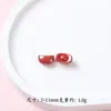 Cinnabar Natural Loto Nube Arena Imperial Cuentas para Joyería DIY Accesorios Campana Mantra de Seis Palabras Atrae Riqueza y Mejora la Fortuna Cuentas Sueltas