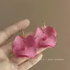 Pendientes de Flor con Borla de Aguja de Plata Estilo Vacacional Pendientes de Moda Frescos y Dulces Pendientes de Diseño Versátil para el Día a Día Venta al por Mayor