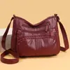 Nova Bolsa de Maternidade da Moda 2026, Bolsa Transversal Elegante para Mulheres, Bolsa Feminina Multicamadas de Grande Capacidade, Atacado para Senhoras de Meia-Idade e Idosas