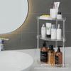 Venta Caliente Transfronteriza Estante de Almacenamiento de Baño de Acrílico Estante de Almacenamiento de Esquina Estante de Almacenamiento de Cosméticos de 3 Niveles Soporte para Condimentos de Cocina
