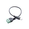 Conector Solder-Free Macho B para Terminal Verde Cabo de Extensão para Transmissão de Sinal de Dados de 5 Fios Macho para Impressora Solder-Free