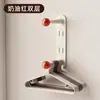 Solução de Armazenamento para Cabides, Rack de Armazenamento Simples de Alta Qualidade para Varanda, Montado na Parede, Sem Furos, Rack Organizador Extensível, Varal