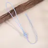 Cuerda de bola de la suerte tejida a mano cuerda colgante kit de material DIY cuerda de nylon colorida accesorios de joyería de nudo chino al por mayor